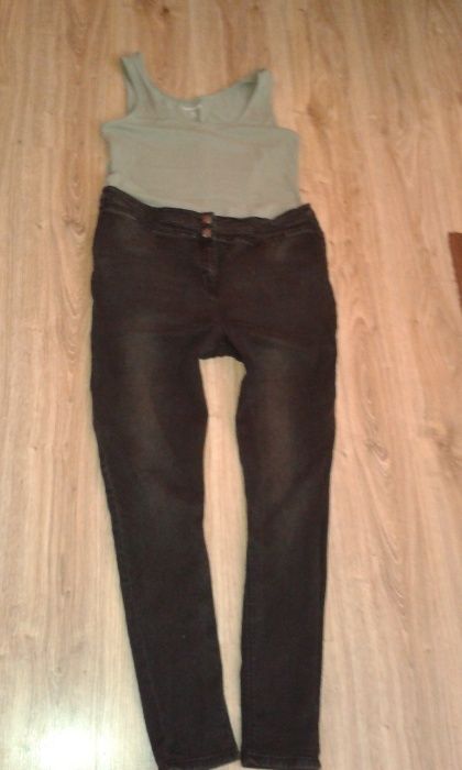 Rurki wysoki stan przetarty czarny super wąskie r.20 NOWE