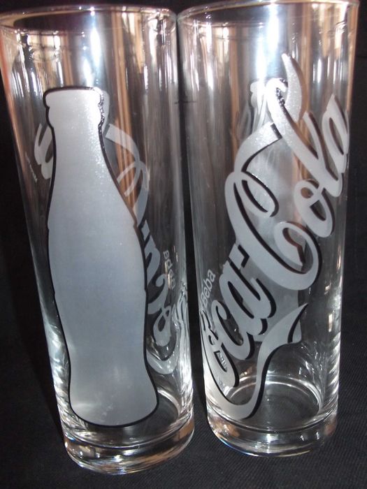 6 Copos Coleção Coca-Cola Vintage Beba Coca-Cola