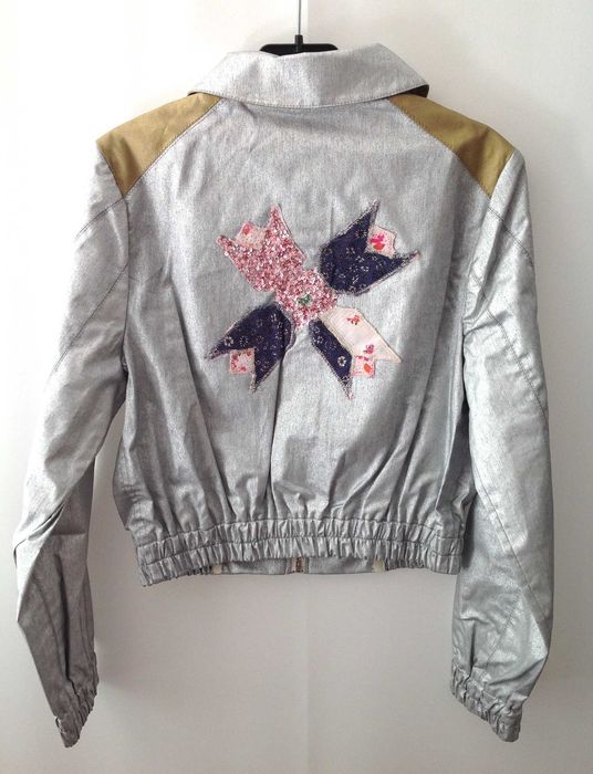ZARA srebrna kurtka bomber limit.edycja 13 14 lat