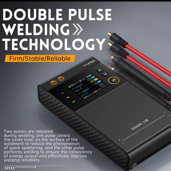 Точкова заварка Fnirsi / міні зварювальний апарат для 18650, 21700