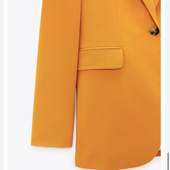 Blazer ZAra laranja tam 36
