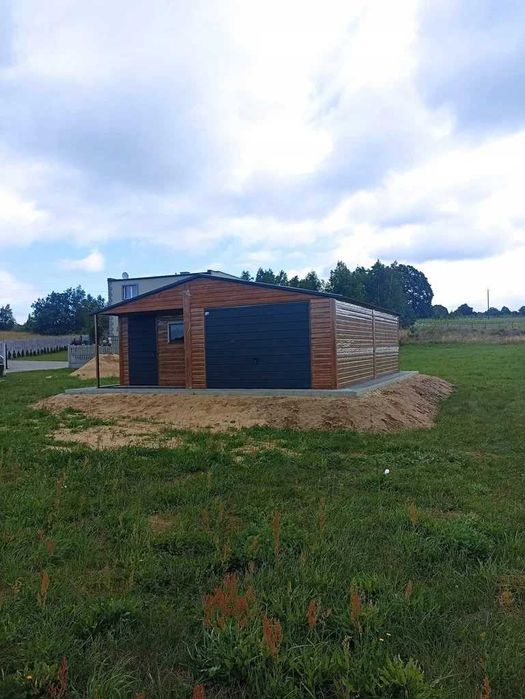 Garaz blaszany 7x8 Tanio Blaszaki Solidne Garaże blaszane Raty Wiaty