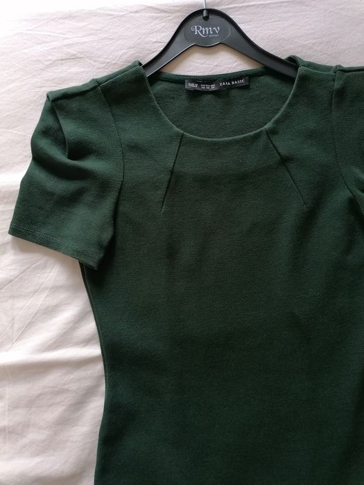 Vestido verde Zara