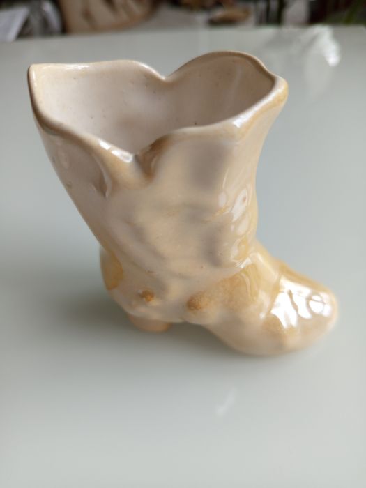 Całość 3 ceramiczne buciki PRL