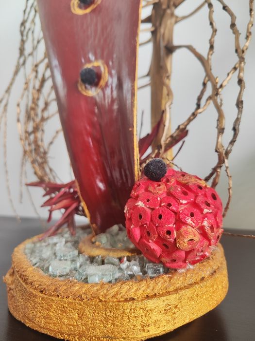 Vaso Vermelho Impactante