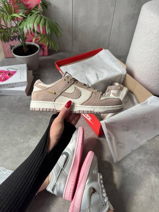 ТОП ‼️ Nike Dunk Low Sail Beige жіночі кросівки найк данк бежеві