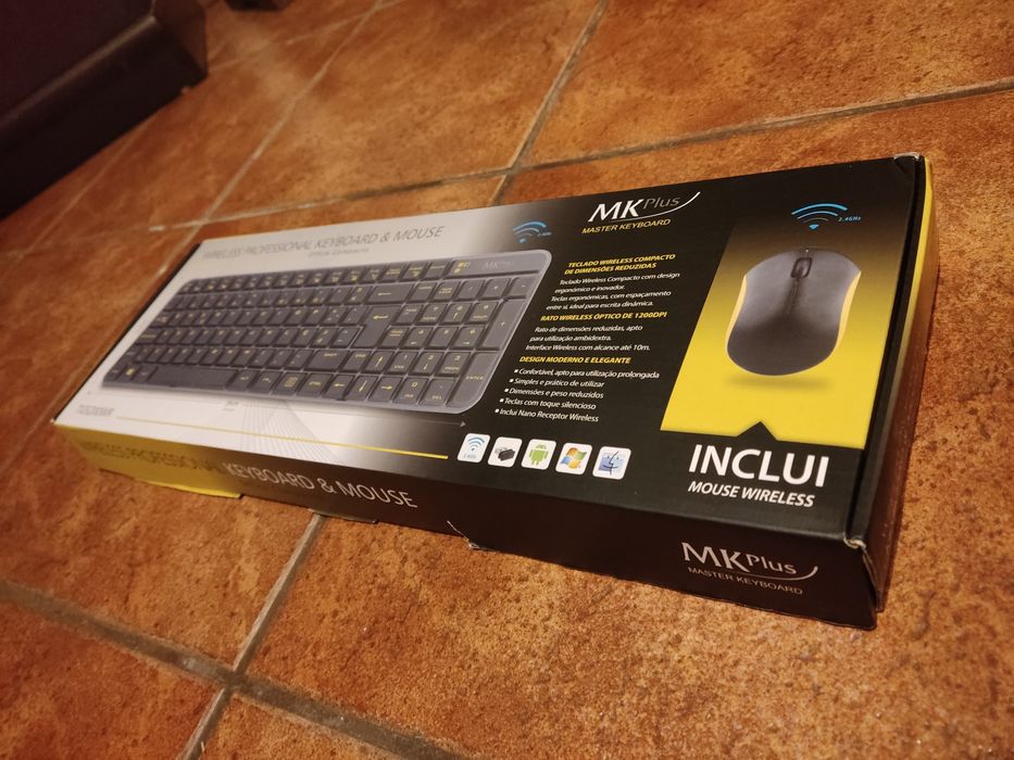 Teclado e rato profissional MK PLUS