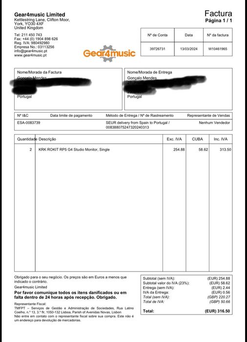Monitores Estúdio KRK Rokit RP5 G4