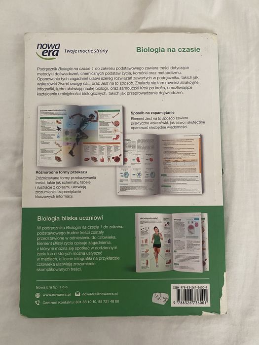 Biologia na czasie 1. Zakres podstawowy.