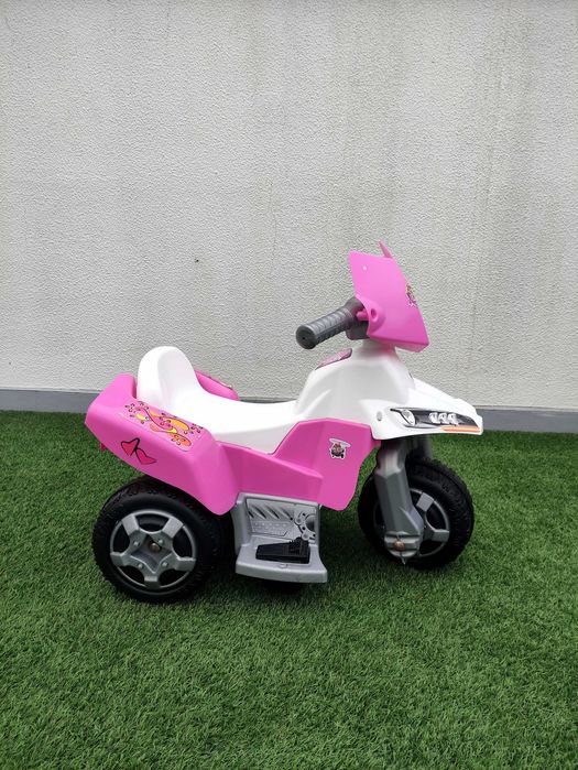 Moto elétrica criança rosa