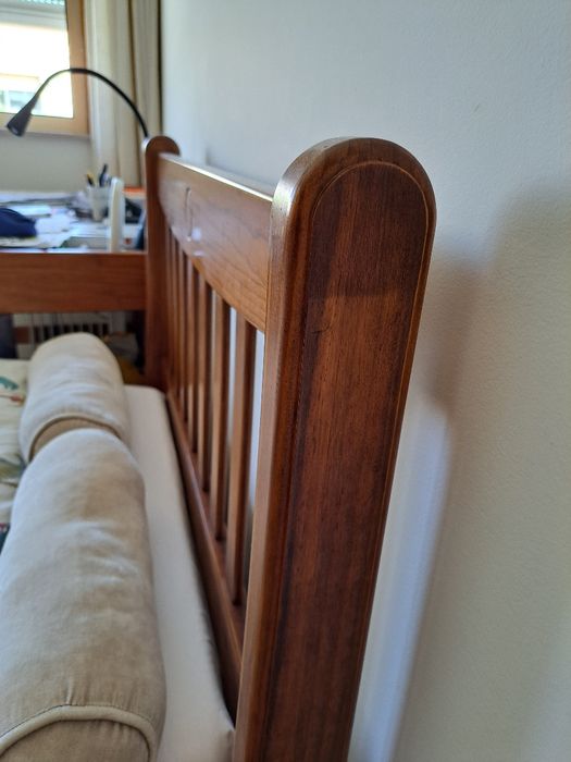 Cama solteiro estilo cerne