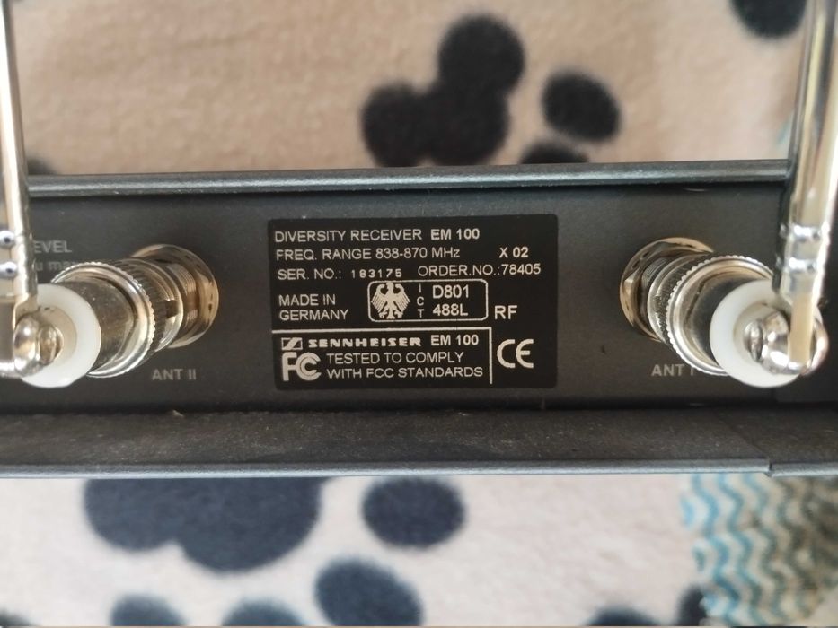 SENNHEISER EW100 Wireless / Sem fio Microphone Set