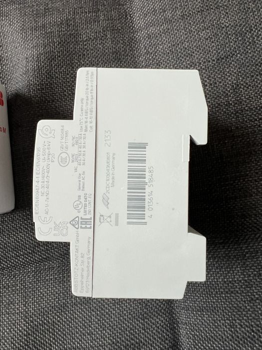 Контактор 2NO+2NC ABB esb40-22N 230в 40а