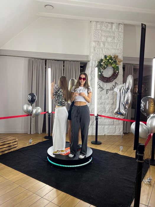 Foto lustro, fotobudka, fotobudka 360, over head,AI,fontanna czekolady