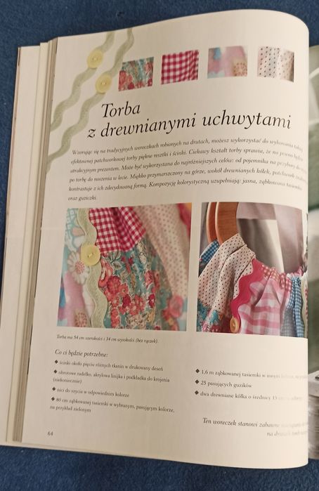 Patchworkowe torebki poradnik szycia
