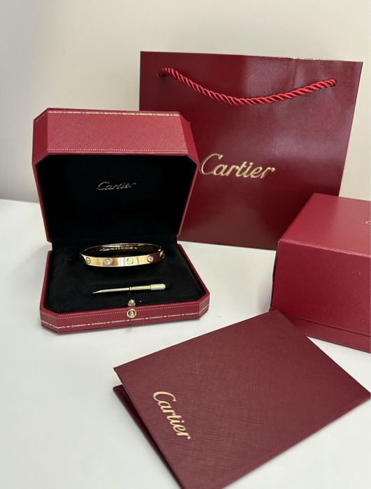 Bransoletka Cartier z pudełkem damska