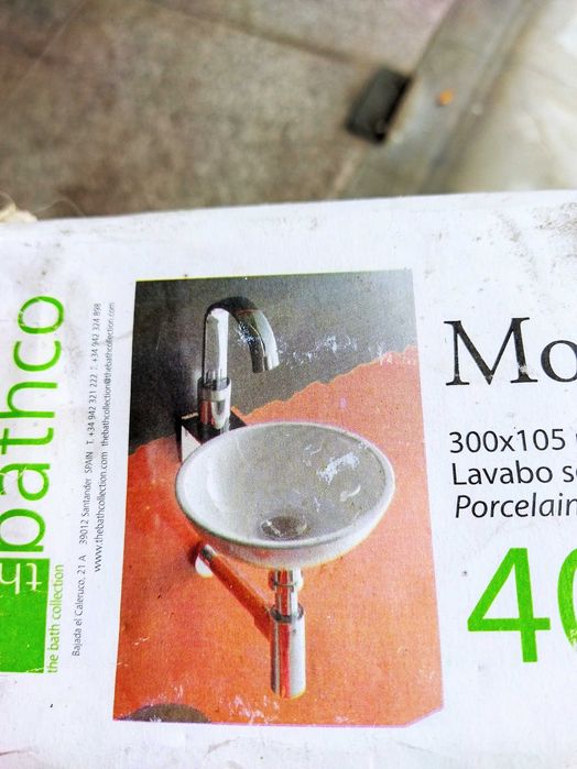 Lavatório wc redondo