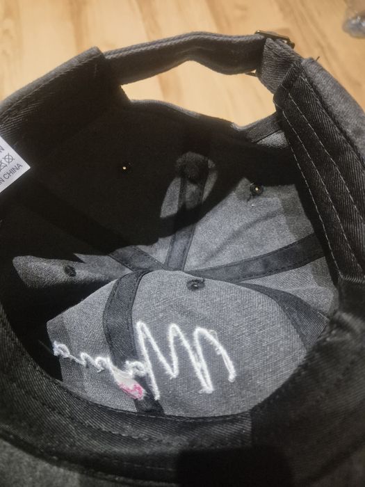 Czapka z daszkiem damska mama nowa piękna szara