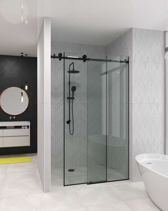 Скляна душова. Душова кутова. Перегородку в душову.