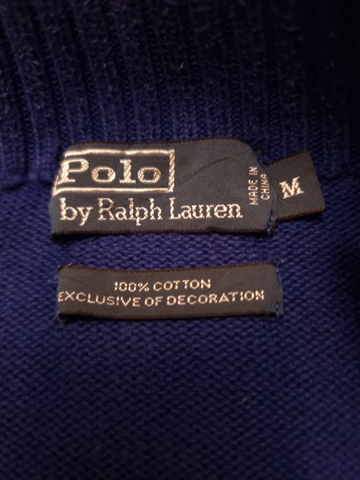 Светр від бренду Polo Ralph Lauren із коміром на блискавці