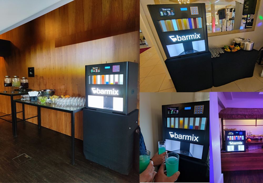 Fotolustro 70 Glambot BarMix Knoocker Dmuchańce fotobudka 360 Fotobox