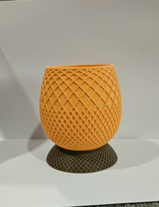 Vaso estilo moderno em PLA