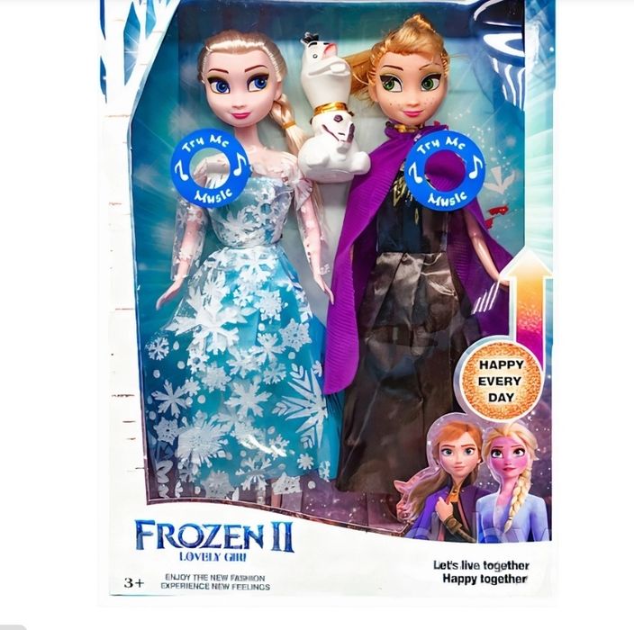 Lalka Anna I Elsa KRAINA LODU Frozen