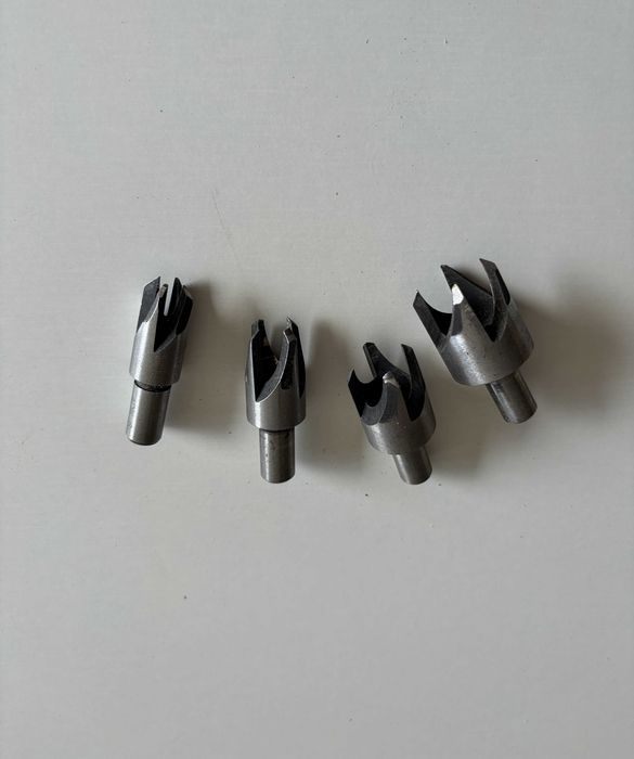Conjunto 4 Brocas Cortadoras de Cavilhas Madeira (Plug Cutters)