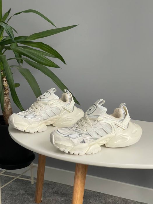 Кросівки Adidas Vento XLG Runner Deluxe Cloud White Grey • Адідас хлдж (білі)