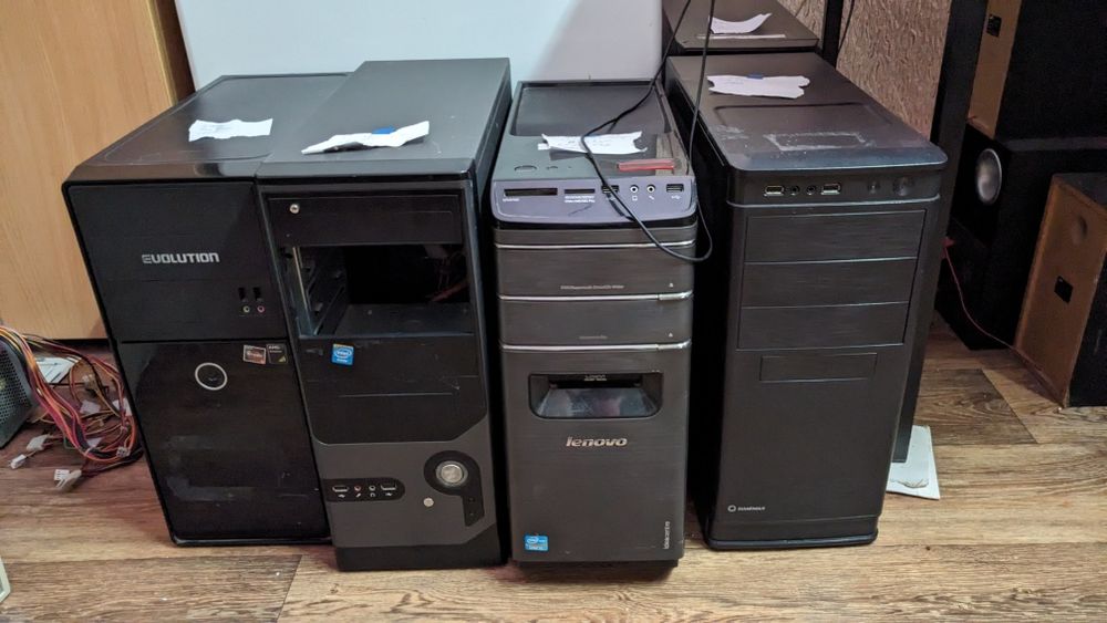 ЛОТ 6 компьютеров для работы/учёбы комп'ютери 6 штук лот для роботи