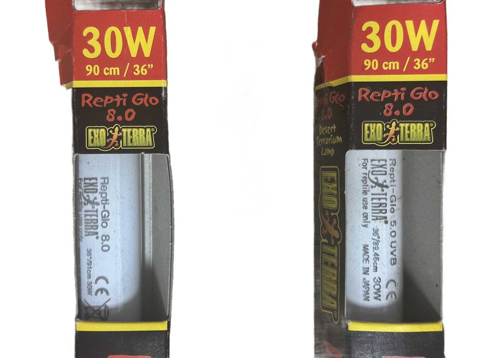 LOTE 7 lampadas UV EXOTERRA