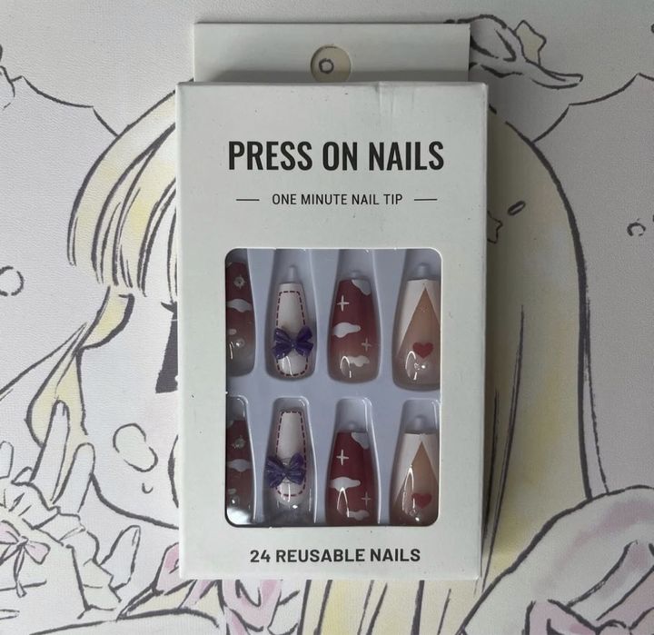 Накладні нігті 24 шт.