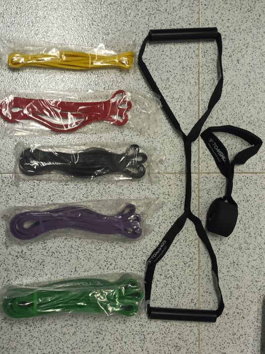 Faixas de resistência elástica 7 peças
