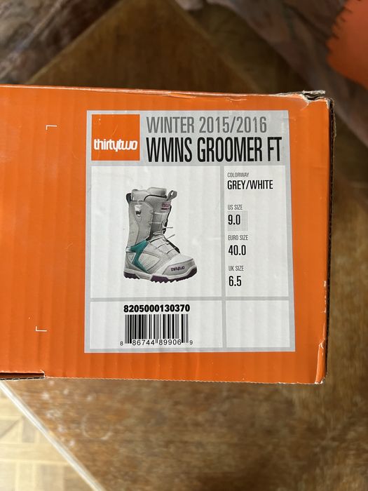 Черевики для сноуборда ThirtyTwo Groomer FT Grey