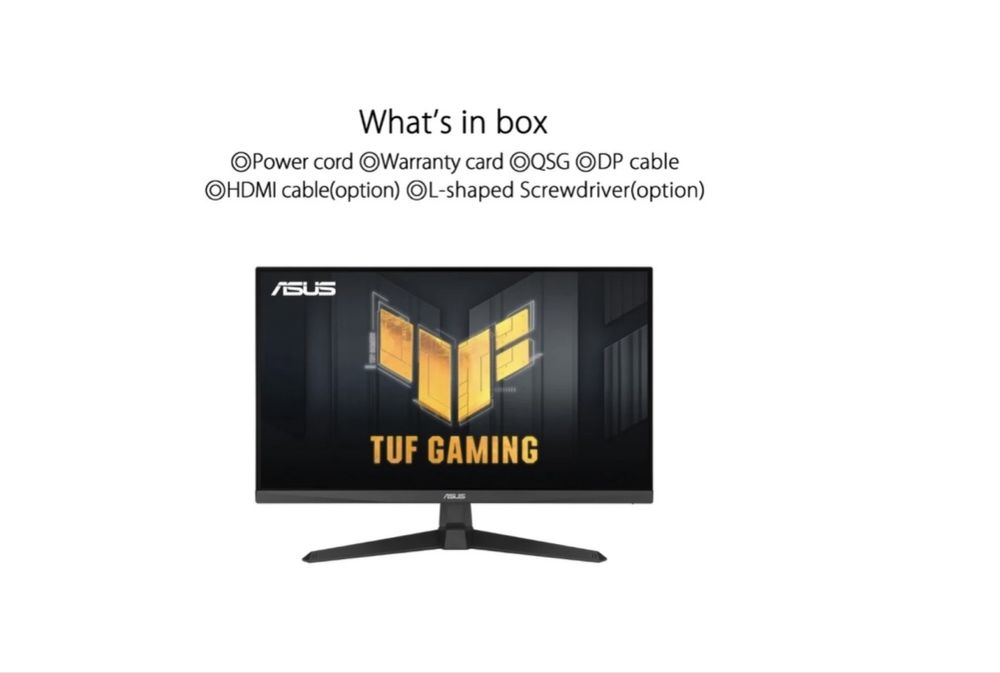 Monitor Gaming ASUS TUF VG249Q3A (23.8'' - 1 ms - 180 Hz)