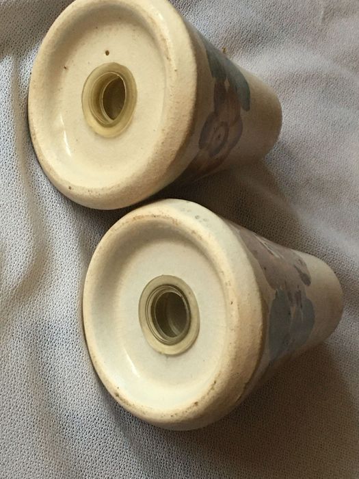 Solniczka / pieprzniczka malowane, ceramiczne, vintage