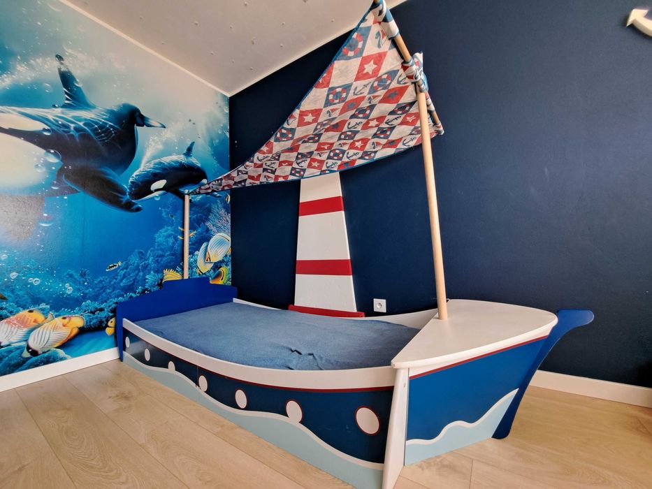 Łóżko dziecięce statek okręt