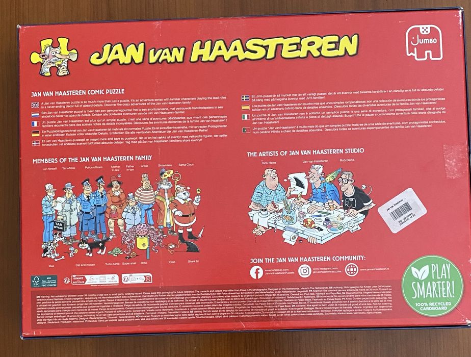 Puzzle Jan van Haasteren - Santa's Village (5000 peças) - Jumbo