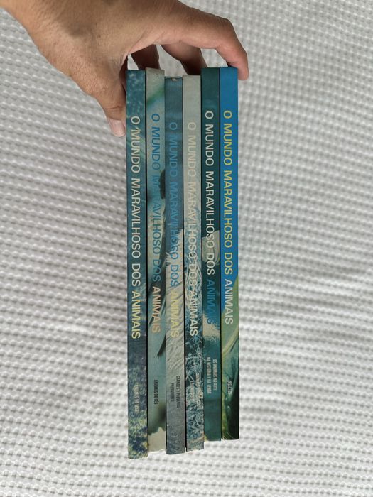 6 livros - O Mundo marivilhoso dos animais