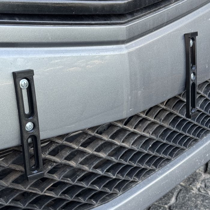 Тримач номерного знаку без рамки для авто | Європейський номер | ABS