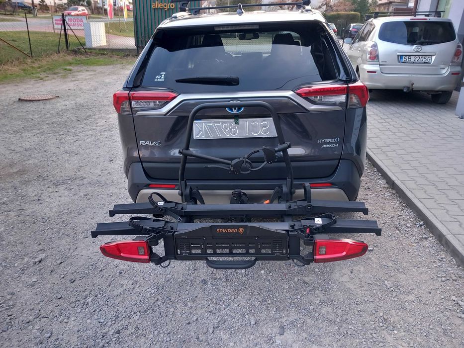 Bagażnik SPINDER LX2 LED lekka i uchylna platforma rowerowa na hak