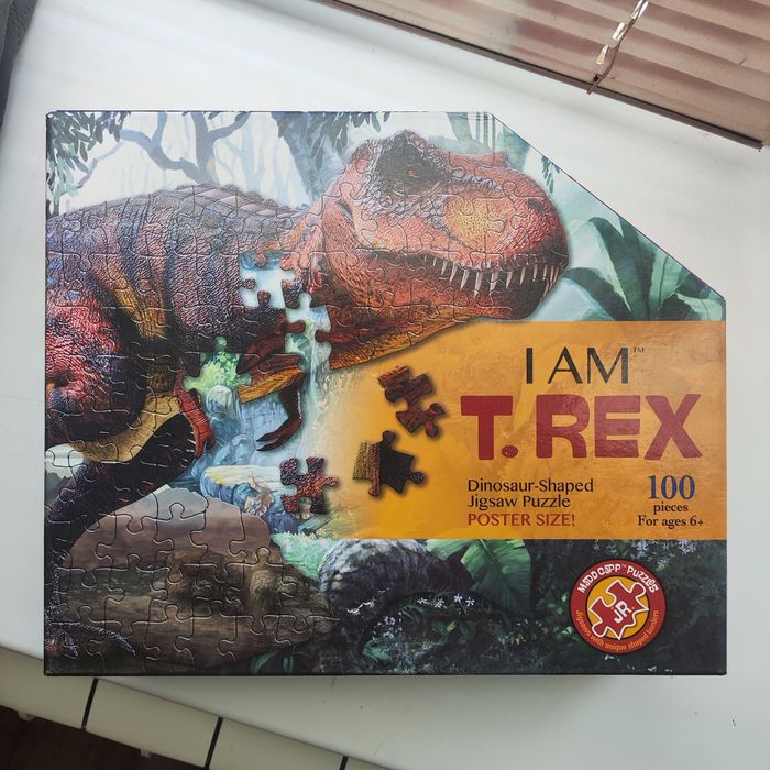 Пазл фігурний "I am T-Rex" 6+ (100 ел.)