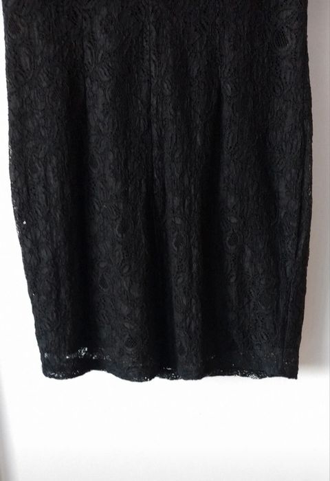 Czarna elegancka sukienka koronka Kappahl rozm.XL