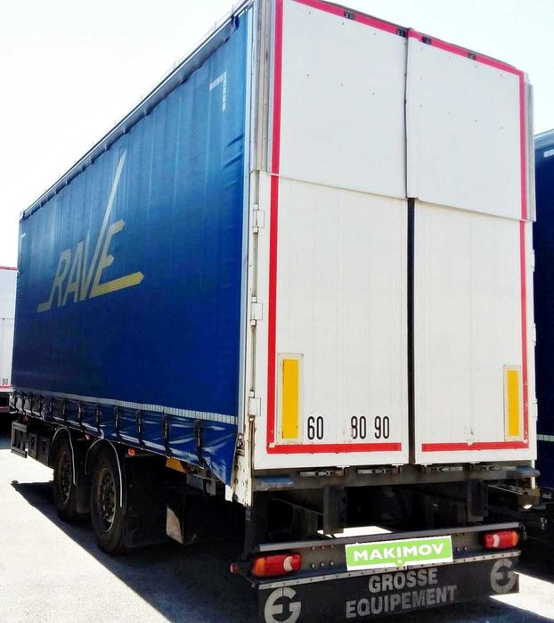 SEMI REBOQUE (CHICO) 18T DE CORTINAS TETO ELEVAVEL