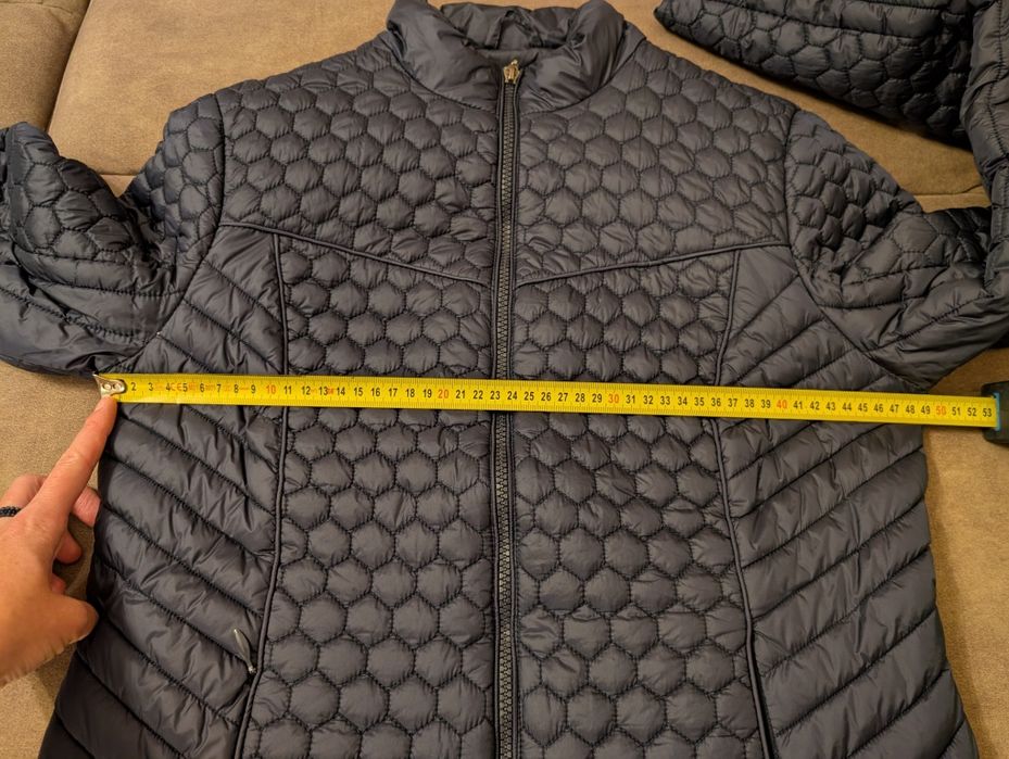 Kurtka pikowana granatowa