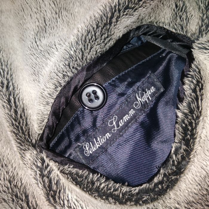 Kurtka zimowa pierre cardin skóra jagnięca