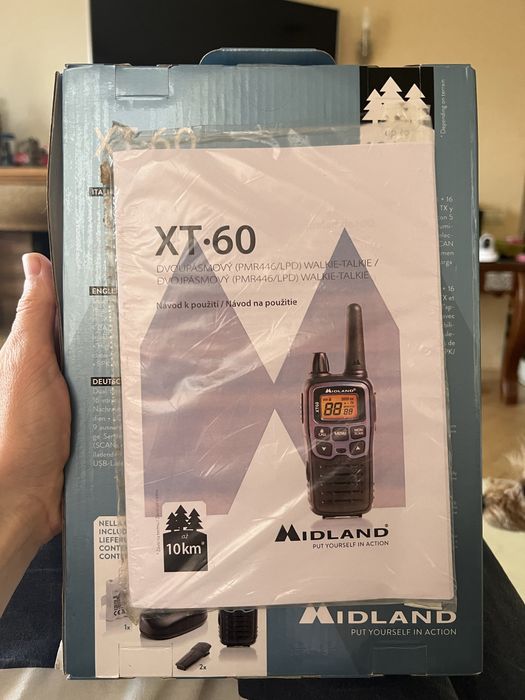 Продам рації XT•60 DUAL BAND PMR446/LPD WALKIE TALKIE 10 км