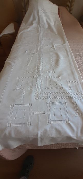 Lindo Lençol Bordados Manuais