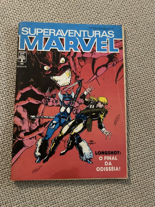 Banda desenhada superaventuras Marvel