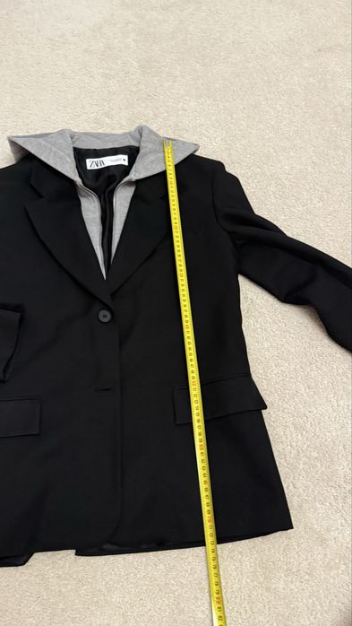 Блейзер з ефектом толстовки Zara оверсайз